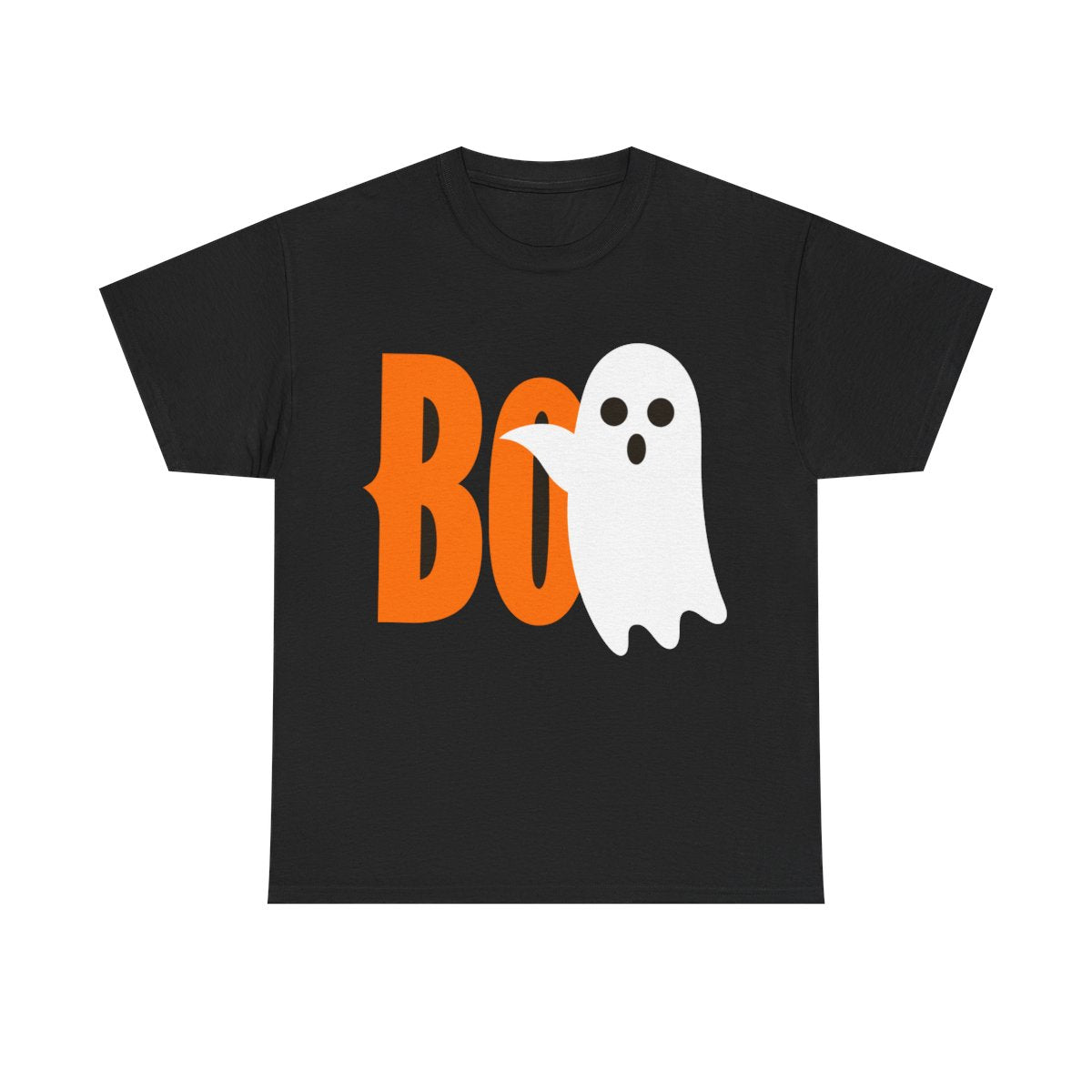 Black Boo Ghost Unisex Tee - MindPrinter