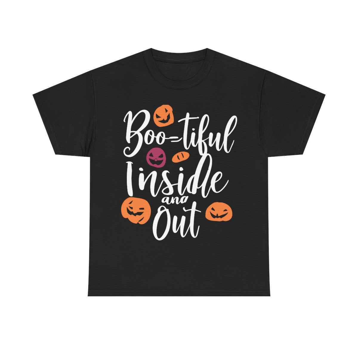 Boo - tiful Black Halloween Tee - MindPrinter