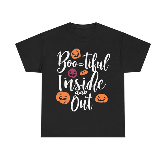 Boo - tiful Black Halloween Tee - MindPrinter