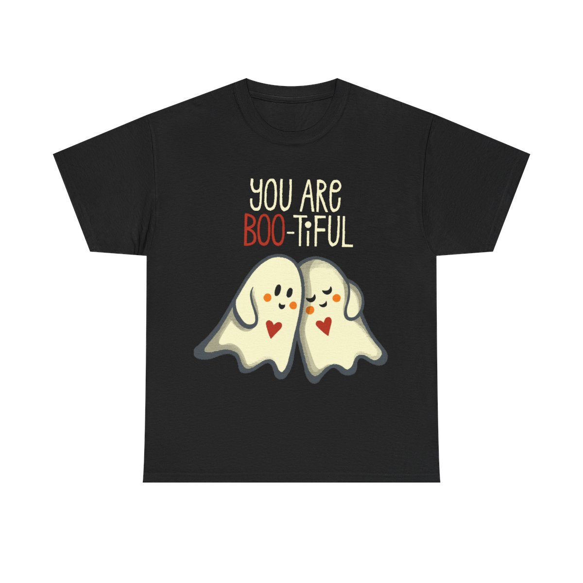 Boo - tiful Ghosts Black Tee - MindPrinter