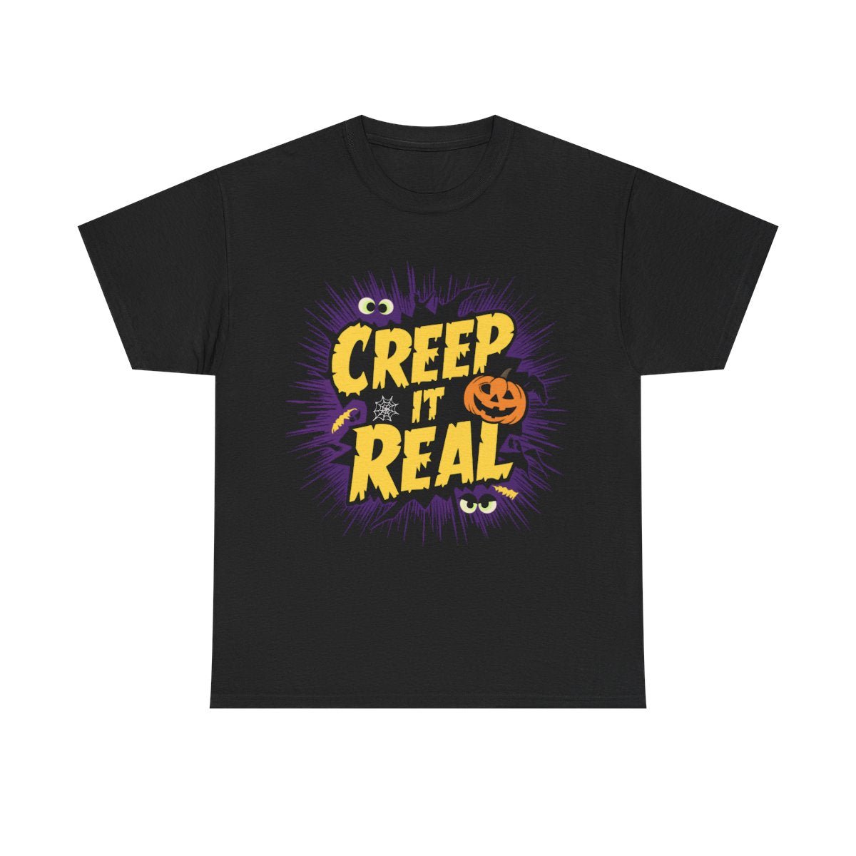 Creep It Real Black Tee - MindPrinter