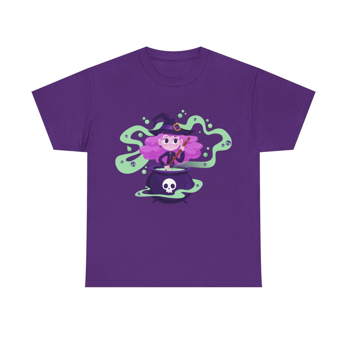 Cute Witch Potion Purple Tee - MindPrinter