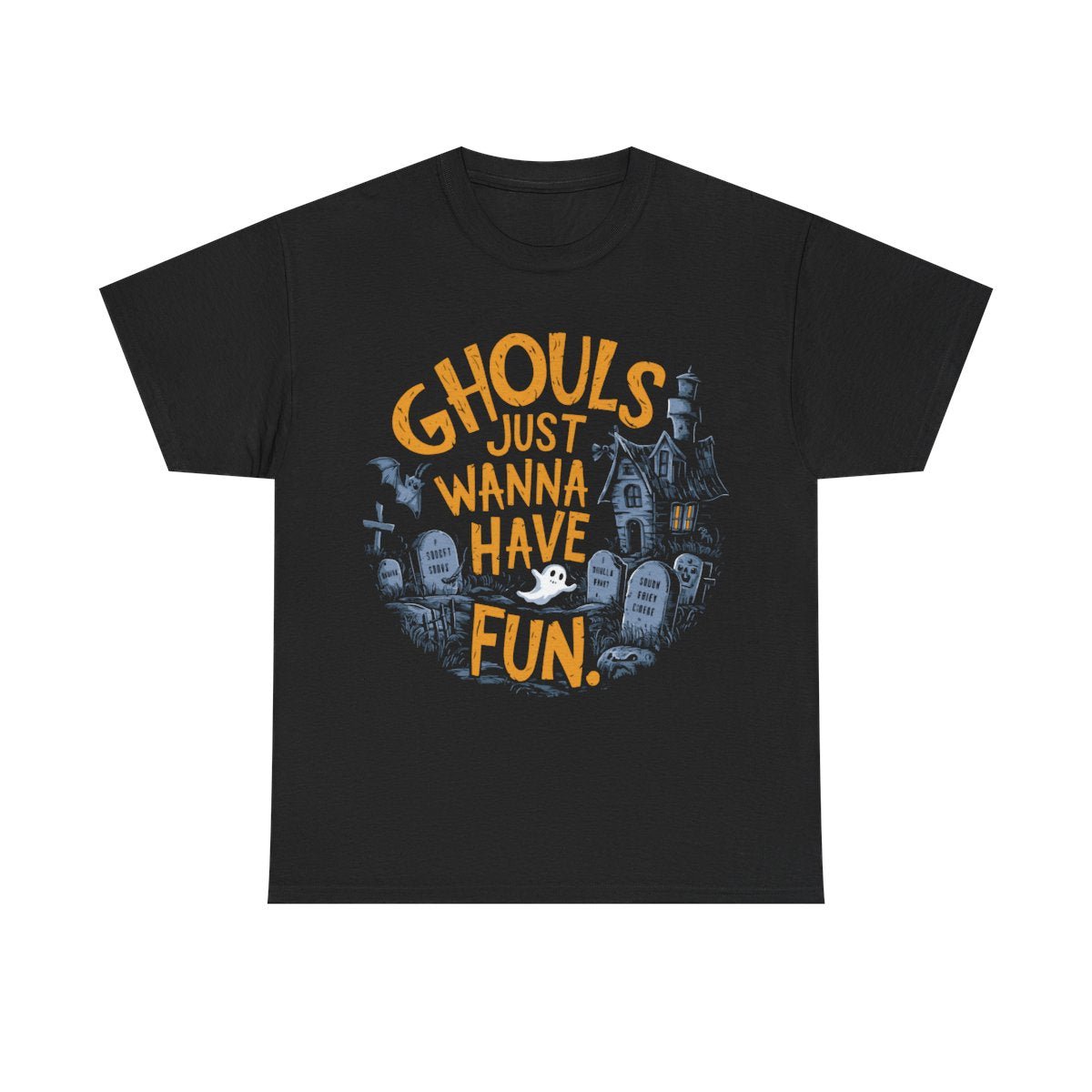 Ghoulish Fun Black Tee - MindPrinter