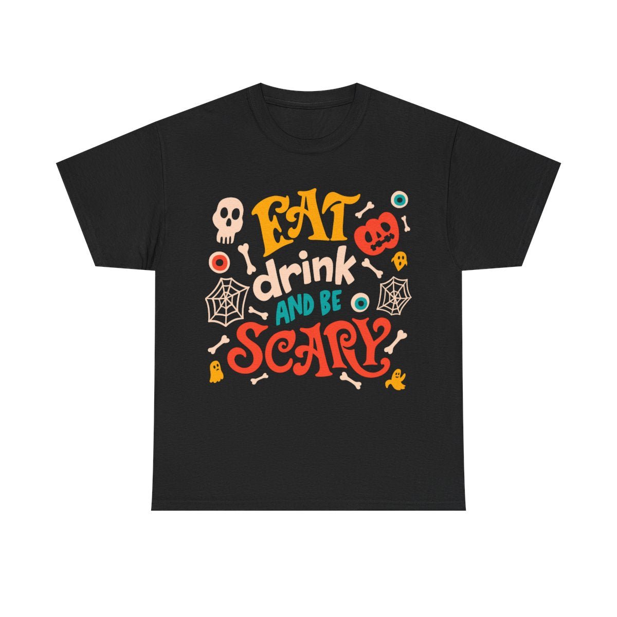 Halloween Scary Black Tee - MindPrinter