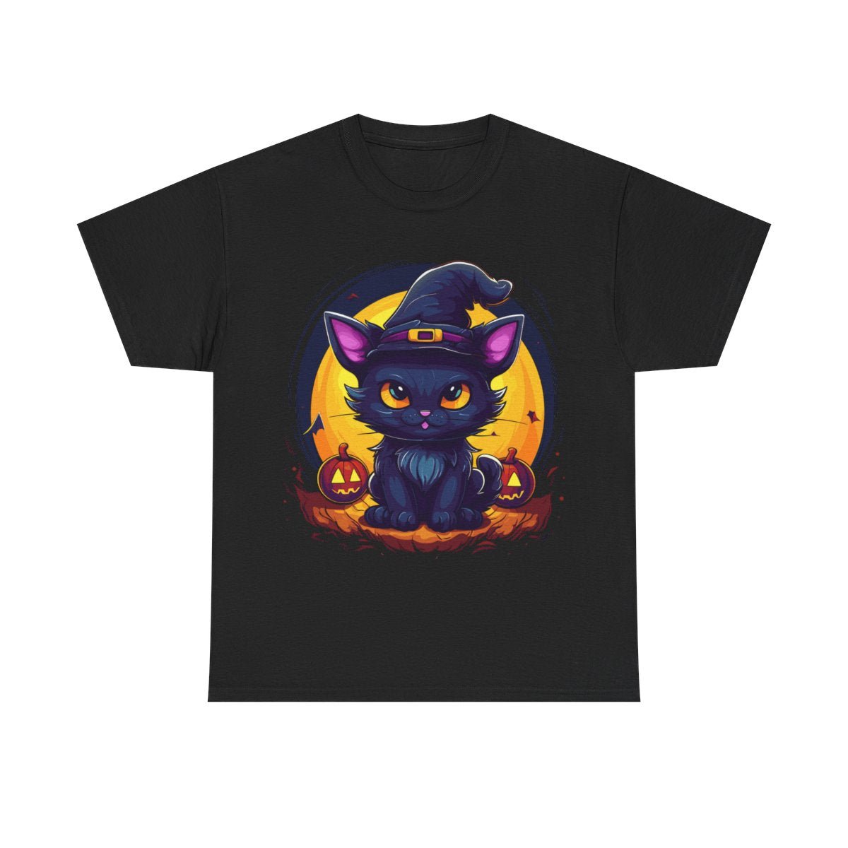 Halloween Witch Cat Tee - MindPrinter