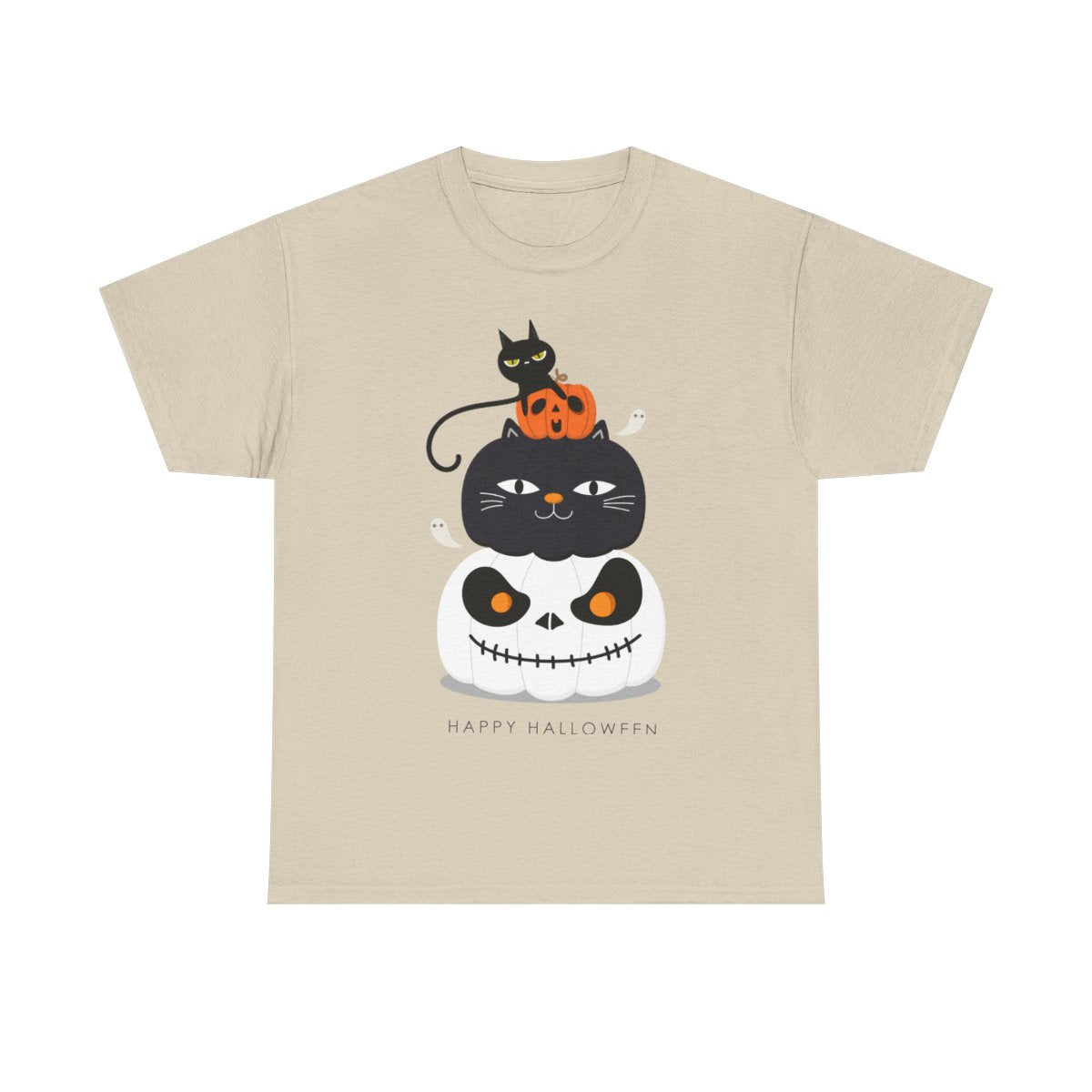 Sand Stacked Pumpkins Tee - MindPrinter