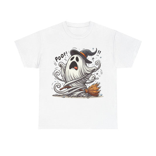 Spooky Ghost Broom Tee - MindPrinter