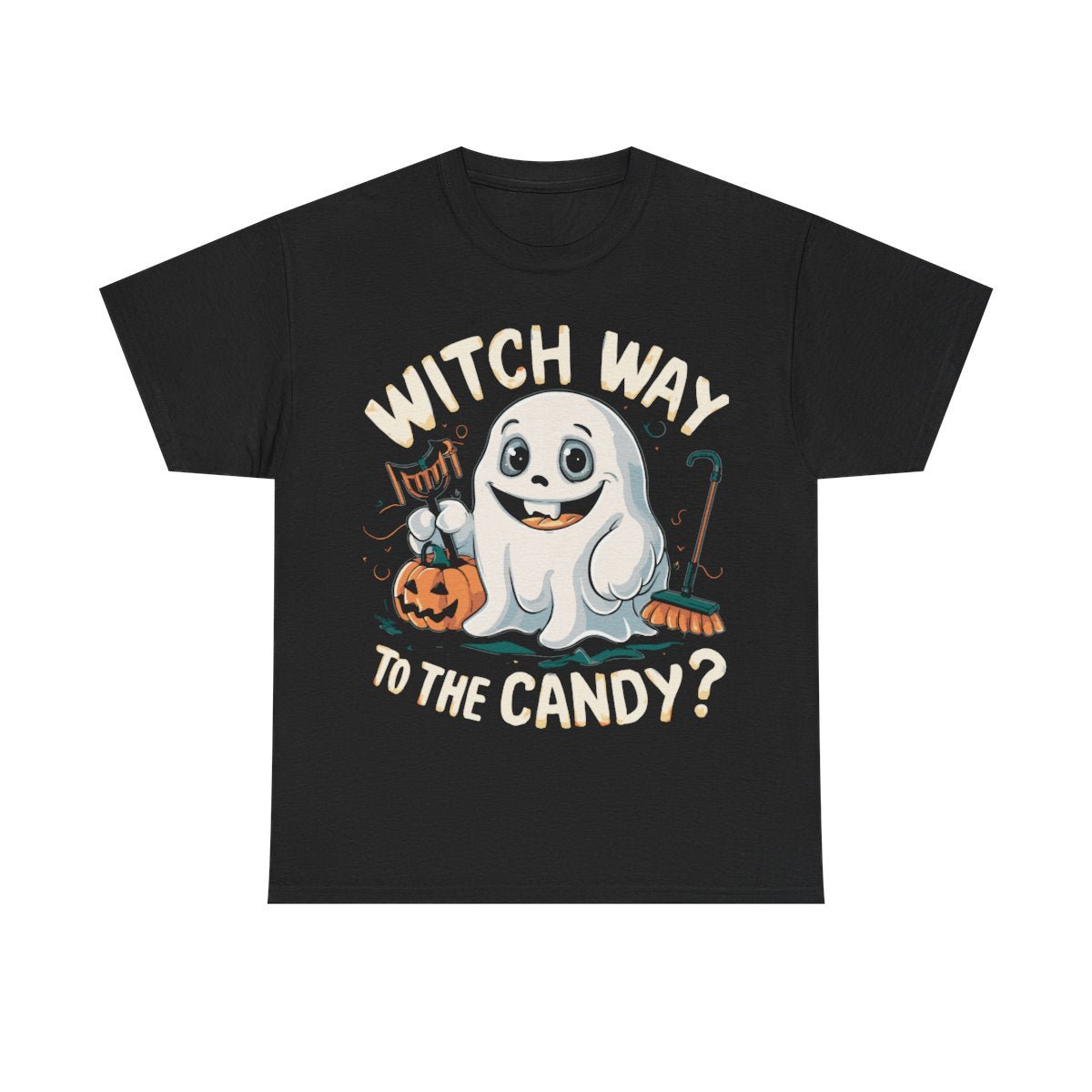 Spooky Ghost Pumpkin Tee - MindPrinter