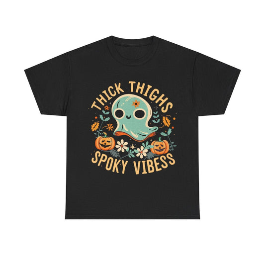 Spooky Vibes Black Tee - MindPrinter