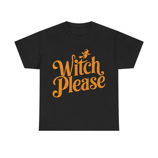 Witch Please Black Tee - MindPrinter